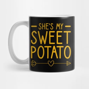 She's My Sweet Potato - I YAM Couple's Matching Mug